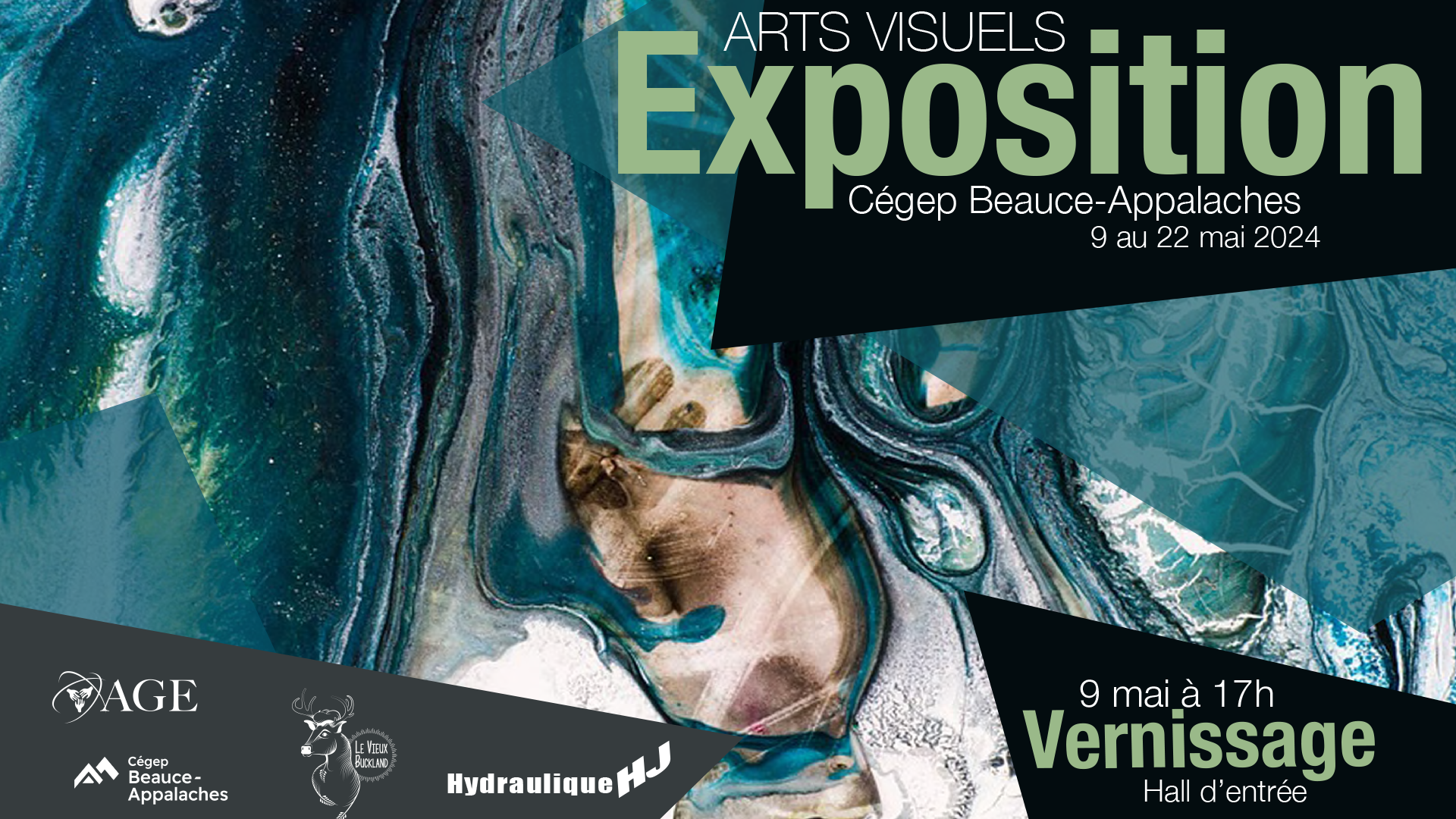 Visuel Exposition de fin d'année pour les étudiants en arts visuels
