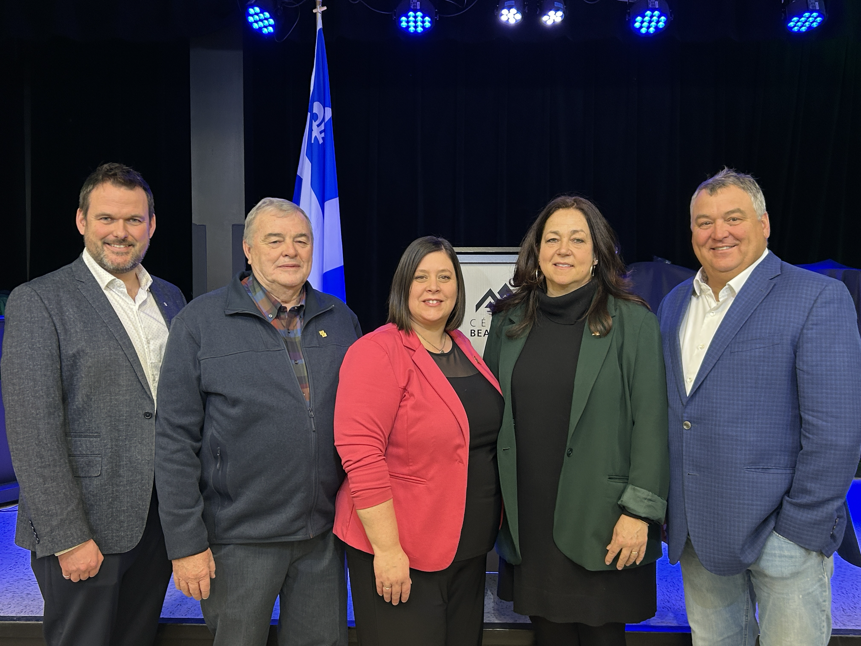 Dignitaires Lac-Mégantic