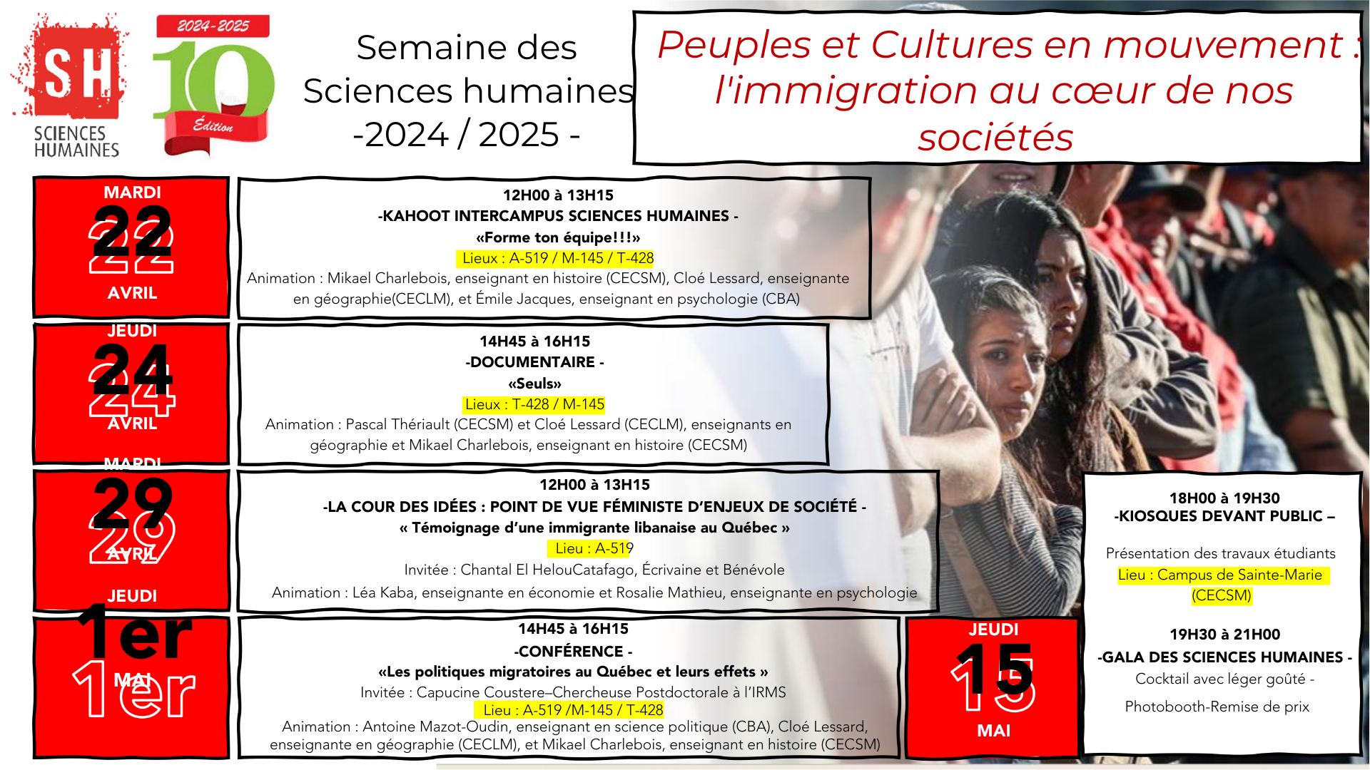 Semaine Sciences humaines 2025